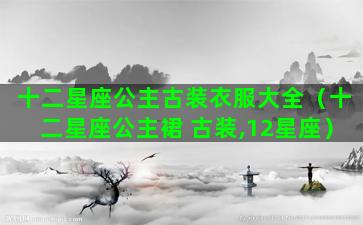 十二星座公主古装衣服大全（十二星座公主裙 古装,12星座）